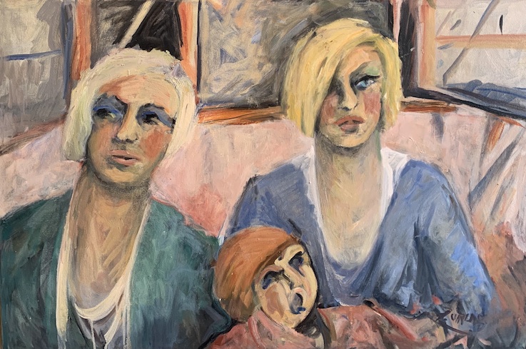 Zita Waldron| The Generation Gap | oil on canvas | McAtamney Gallery and Design Store | Geraldine NZ